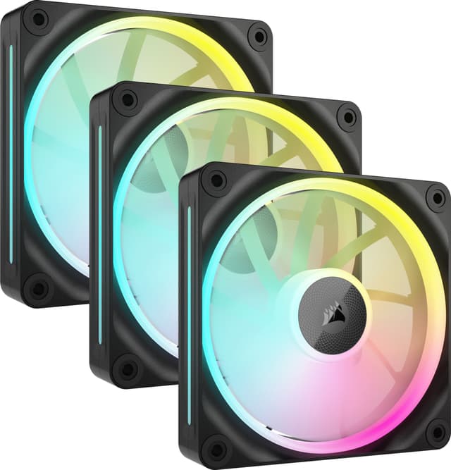 Corsair iCUE LINK LX120 RGB 120mm PWM vifte startsett (3-pakning)