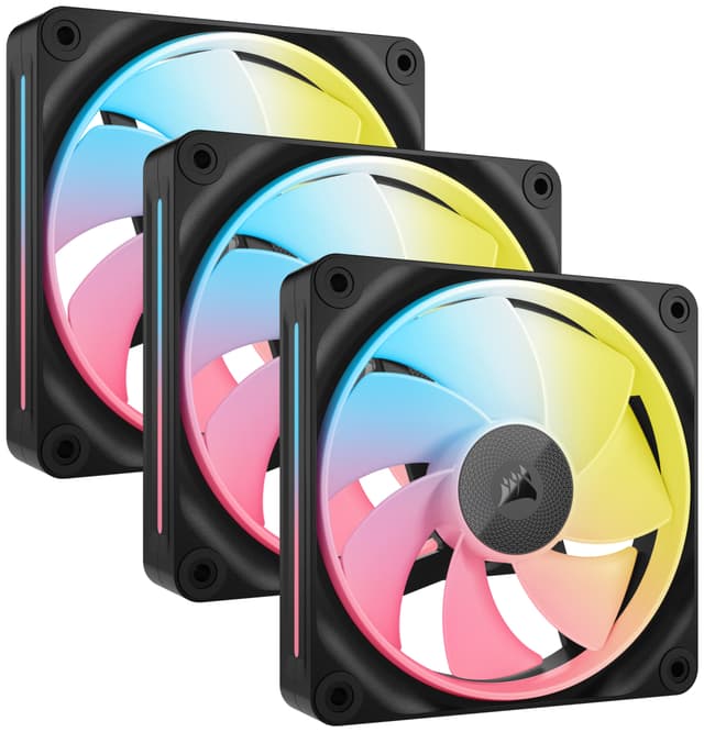 Corsair iCUE LINK LX120 RGB 120mm PWM vifte startsett (3-pakning)