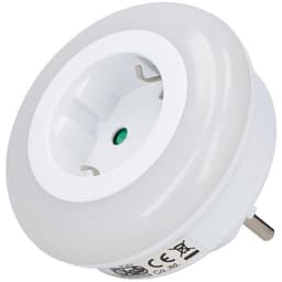 Grundig natlampe med stikkontakt