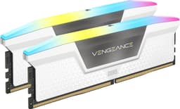 Corsair Vengeance RGB DDR5 RAM 32GB 6000Mt/s CL30 (hvit)
