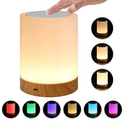Stemningsfuld bordlampe med touch, flere lystilstande og dæmpningsfunktion