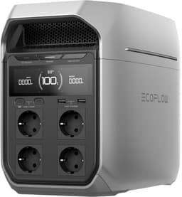 Ecolfow Delta 3 Plus strømstation EFDELTA3P-EU (sølv)