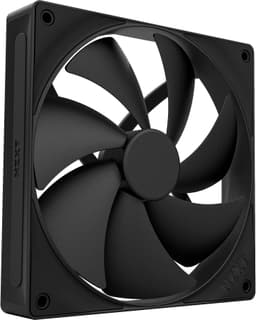 NZXT F140P V2 statiskt tryck 140 mm PWM-fläkt (svart)