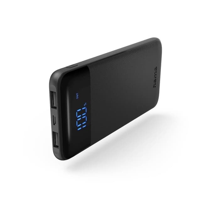 Hama Powerbank Led 10000mAh Antrasitt