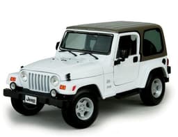 Jeep Wrangler Sahara 1:18 Vit