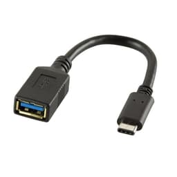 LogiLink USB-C till USB-A OTG-kabel 15W 0,15m Svart