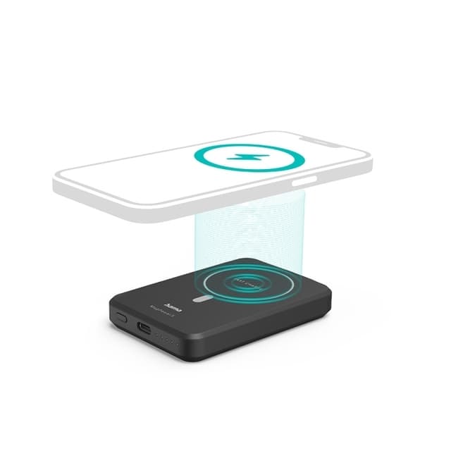 Hama Powerbank MagPower 5 Trådløs 5000mAh