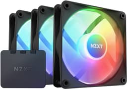 NZXT F120 RGB Core 120mm blæsere (3 pakke, sort)