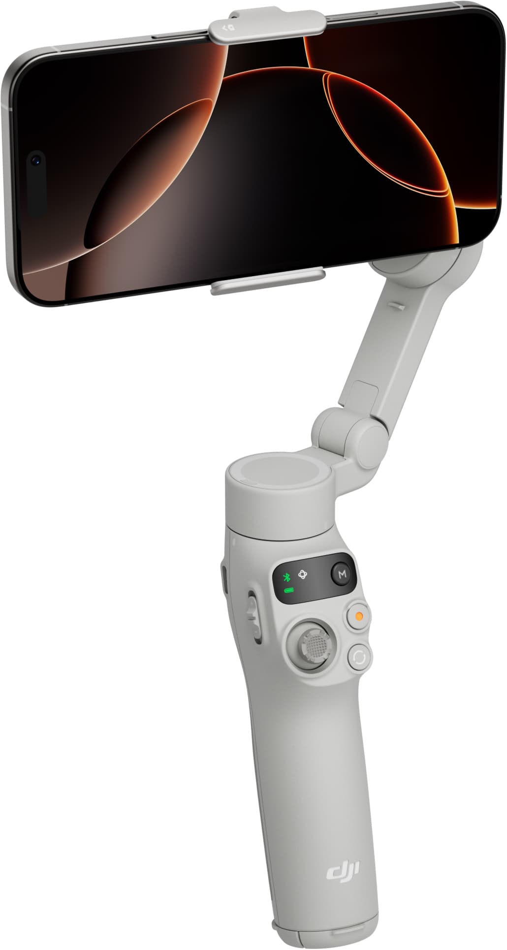 DJI Osmo Mobile 7-gimbalstabilisator voor iPhone, Android, Ingebouwd statief, Ultralicht, 3-assige telefoongimbal, ActiveTrack 7.0, ShotGuides, Bewerken met één tik, 10 uur gebruik, Telefoon opladen