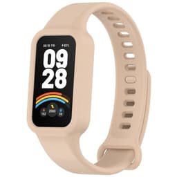 Silikoniranneke Redmi Band 3 / Xiaomi Smart Band 9 Active - vaaleanpunainen