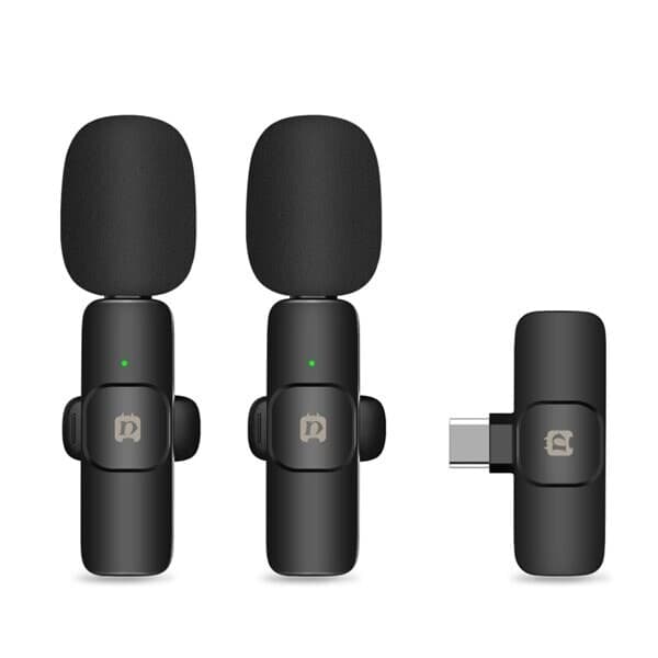 Puluz Trådlösa Lavalier Mikrofoner med USB-C-mottagare