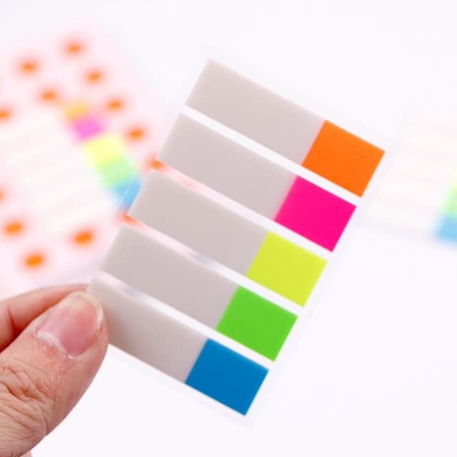 Klistrelapper, Mini Text Highlighter Strips