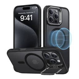 Hybrid-deksel (HaloLock) ESR med stativ for iPhone 16 Pro (svart)