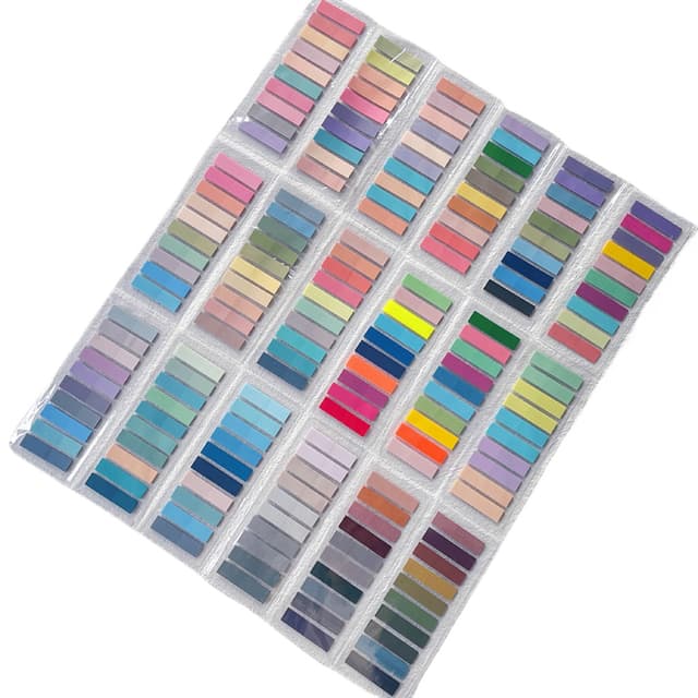 Sticky Notes Sticky Tabs Gjennomsiktige bokfaner