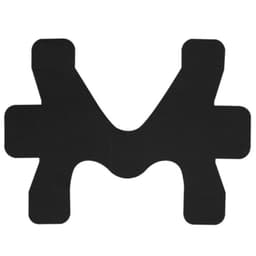 Ankelstøtte Kinesiologi Tape til Muskelgendannelse og Skadeforebyggelse Sort