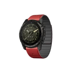 Magnetisk klokkerem i silikon for Garmin 22 mm Rød