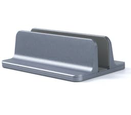 Laptopställ i aluminium för skrivbord, justerbar vertikal bärbar dator