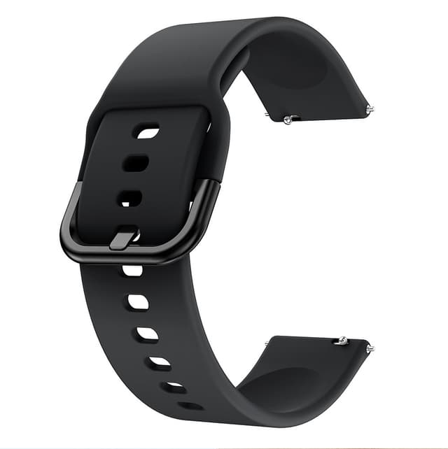 20 mm:n silikoniranneke Garmin/Vivomorelle Musta