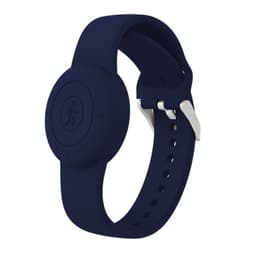 Silikone Airtag armbånd, Airtag armbånd, Airtag holder etui Mørkeblå