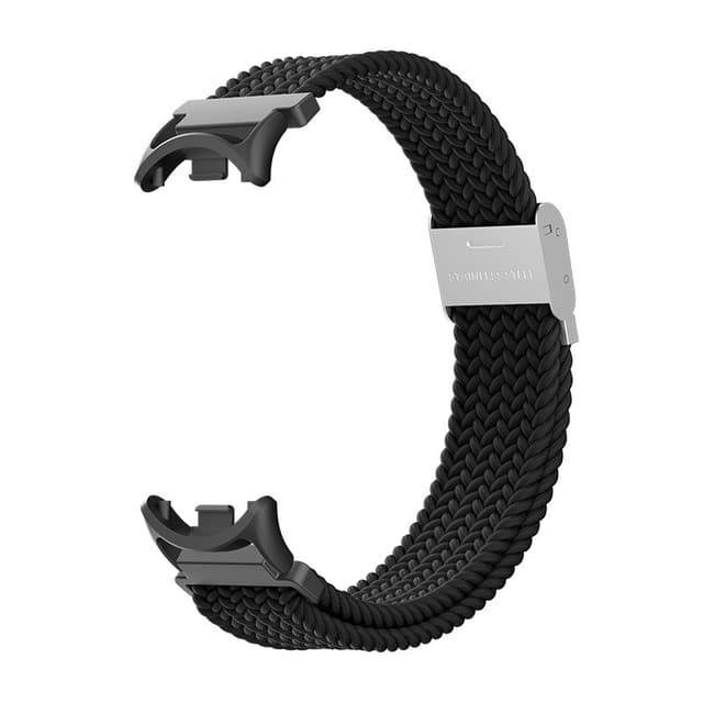 Vævet nylon urrem til Xiaomi Mi Band 8/9 Sort