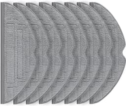 8-pack Double Vibration med Conner Mop Pad for Roborock S8/S8+/S8 Plus Grå