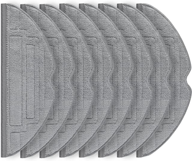 8-pack Dubbelvibration med Conner Mop Pad för Roborock S8/S8+/S8 Plus