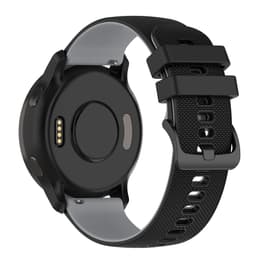 Urrem silikone Sort+grå 22 mm
