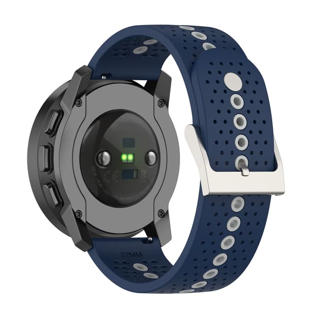 Farverig urrem 22MM til Suunto Race S ur Blå + Grå