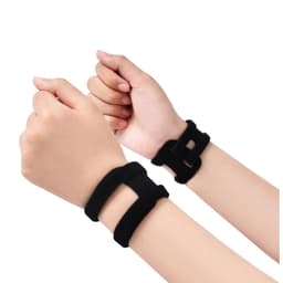 Justerbar håndleddsbinding - Håndleddsstøtte for trening Sort