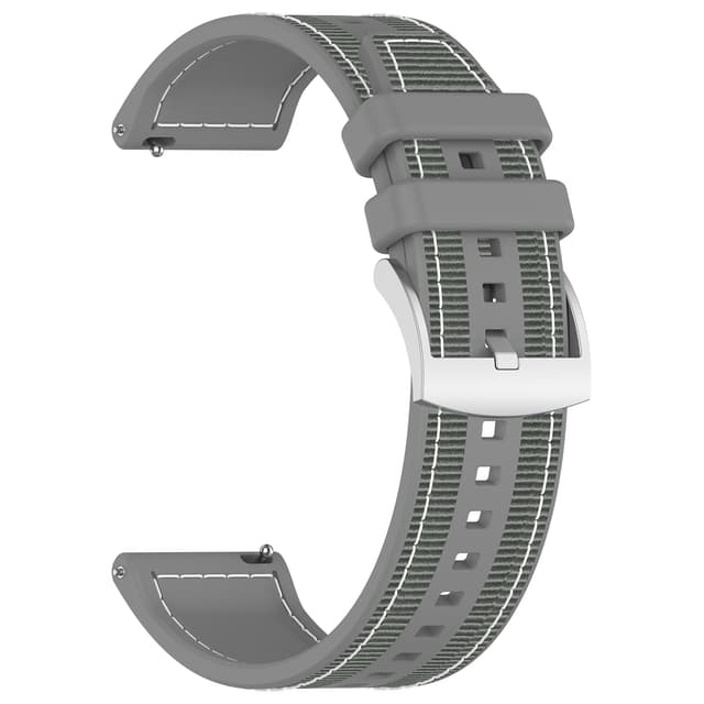 Klockarmband för Samsung Galaxy Watch och Garmin 22mm Grå