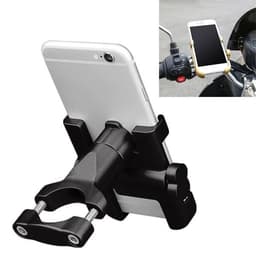 Mobilhållare i aluminium för motorcykel – för enheter 6–10 cm