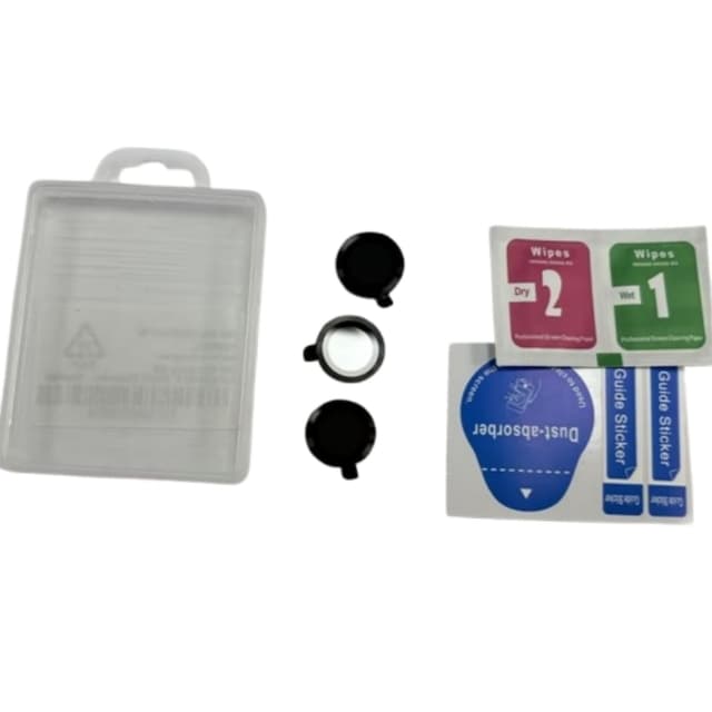 3-pack linsebeskyttelse for iPhone 16 Sort iPhone 16 Pro/16 ProMax