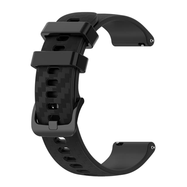 Silikone urrem til Garmin Vivoactive 4 / Vivoactive 3 / Venu 22 mm Sort 20 mm