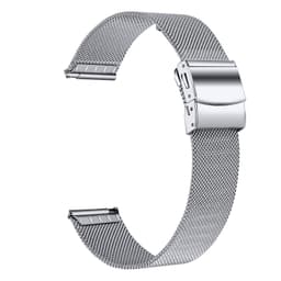 Urrem i rustfrit stål til Huawei Watch 2/Garmin Vivoactive 3, 20 mm Sølv