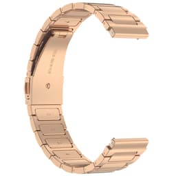 22 mm stålklokkerem, for Samsung, Huawei Rose gull