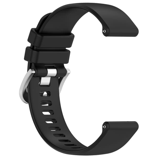 18 mm silikonrem, Huawei Watch GT 4 41 mm, Garmin Venu 3S, LG Watch Sort