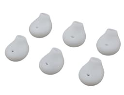 In-ear silikone øretelefoner spidscovers til Samsung Galaxy S6/S7, Note5/Note7 Hvid