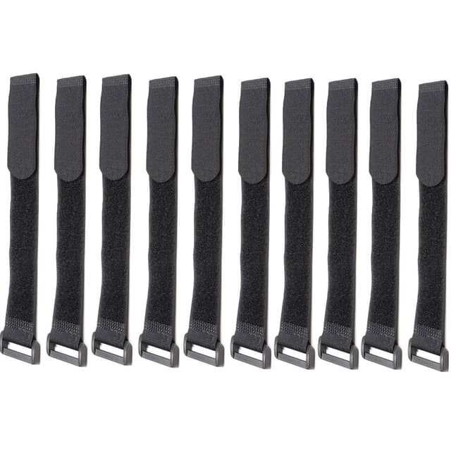 Kabelband Med kardborre 10-pack