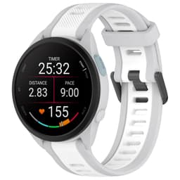 20mm silikonarmbånd for Samsung/Garmin/Venu/Vivomore Hvit