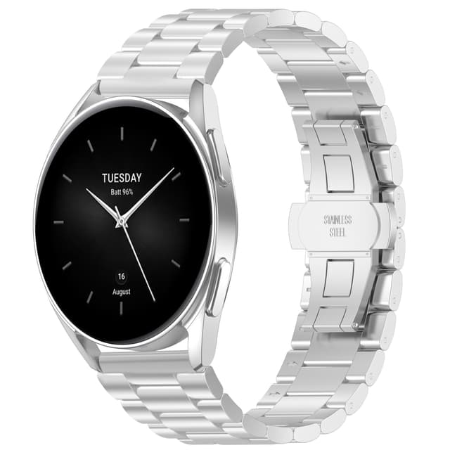 Klockarmband i Rostfritt stål för Xiaomi 22mm Silver