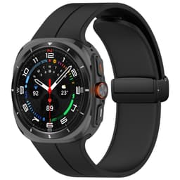 Urrem med magnetisk spænde, Samsung Watch Ultra 24mm Sort