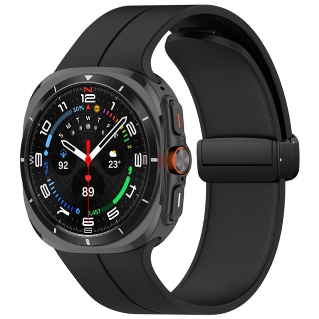Urrem med magnetisk spænde, Samsung Watch Ultra 24mm Sort