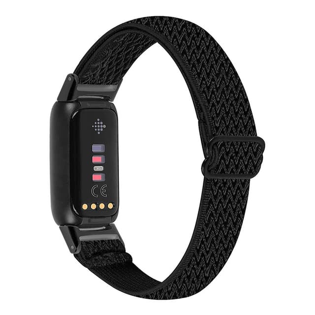 Justerbar nylonstropp for Fitbit Alta Sort