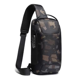 Crossbody-taske med vandafvisende stof Camouflage