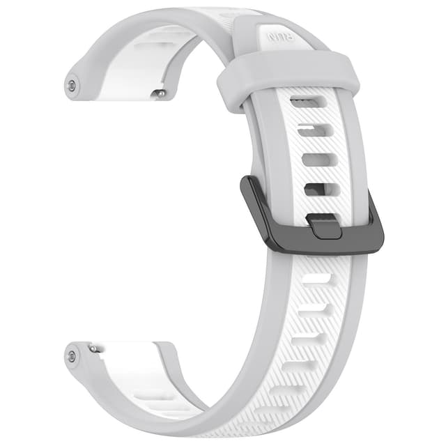 22 mm Klockarmband i Silikon Vit