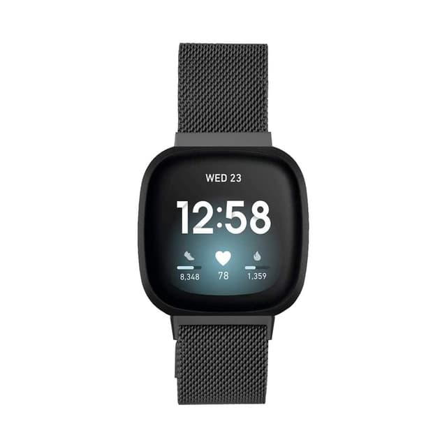 Fitbit Versa 3 / Sense armbånd i rustfritt stål