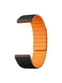 Magnetisk klokkerem i silikon for Garmin 22 mm Oransje