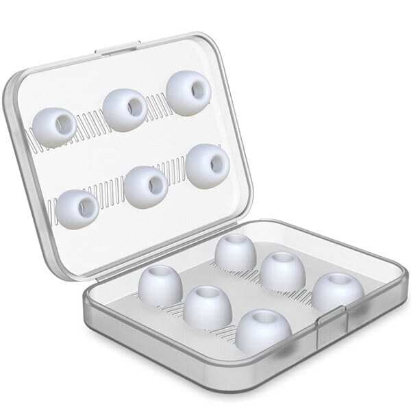 Öronkuddar till AirPods Pro – 12-pack med förvaringsask - Vit