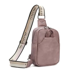 Crossbody-veske med justerbar stropp - for kvinner Rosa
