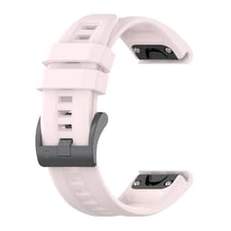 Silikone urrem til Garmin Quatix 7 Pro 22mm Lyserød